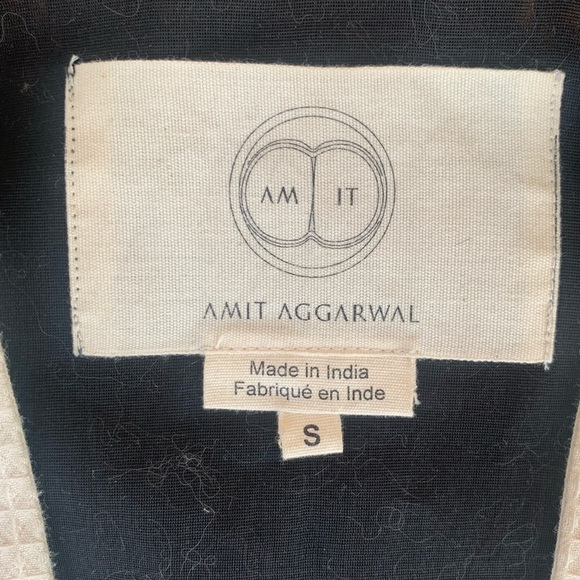 ANTHRO Striped Swing Kimono Cardigan by Amit Aggarwal - Picture 3 of 15